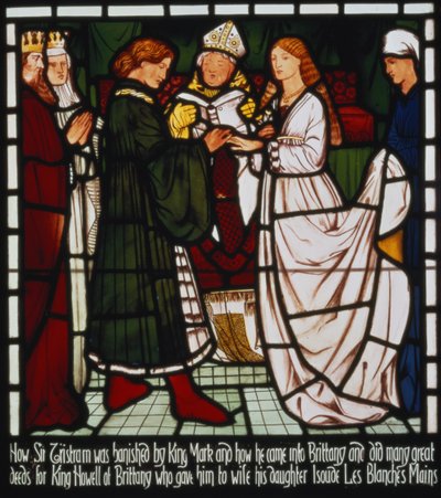 The Marriage of Tristan and Isolde of the White Hands, daughter of the ruler of Brittany, from 